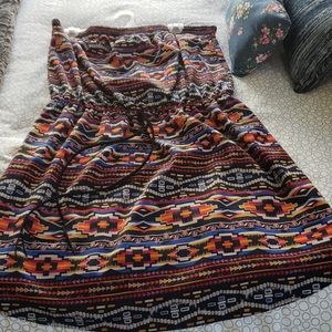 Gently used strapless dress